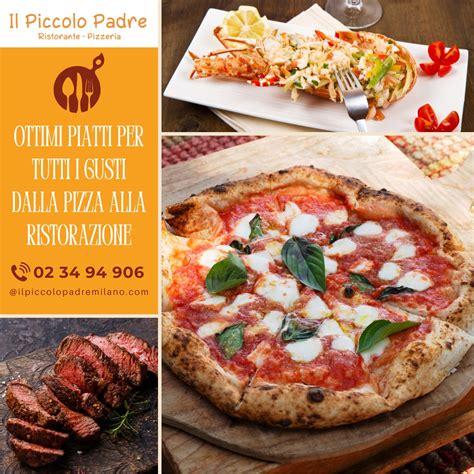Varietà di pizze e piatti