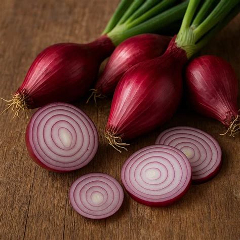cipolle fresche intere e tagliate ad anelli