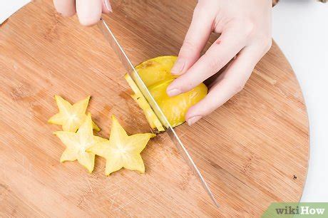 Carambola tagliata a fette a forma di stella