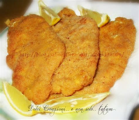 Fettine di vitello impanate pronte per la frittura