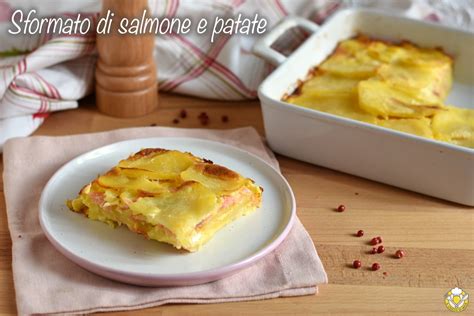 patate e salmone affumicato in forno