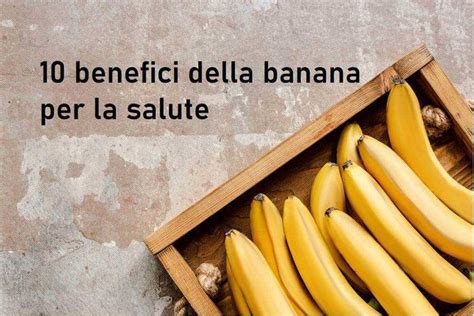 Infografica sui benefici della banana