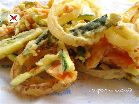 Tempura mista di verdure e gamberi
