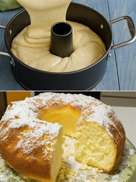 Impasto del ciambellone in una ciotola