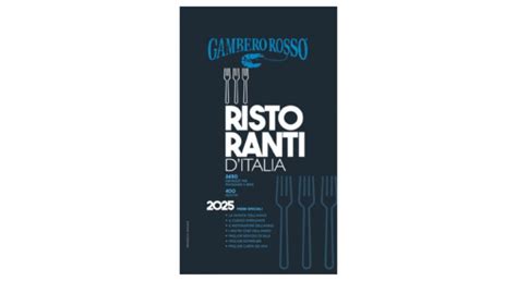 Copertina della Guida Ristoranti d'Italia 2025 Gambero Rosso