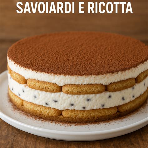 Immagine di un finto diplomatico con strati di savoiardi e crackers