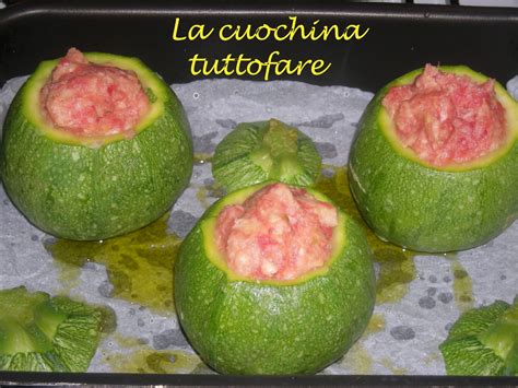 ingredienti per il ripieno delle zucchine
