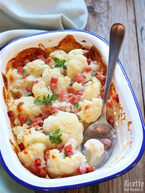 Cavolfiore al forno pronto da servire