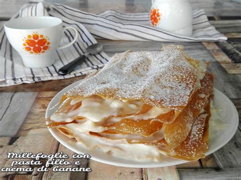 Composizione di un millefoglie con pasta fillo