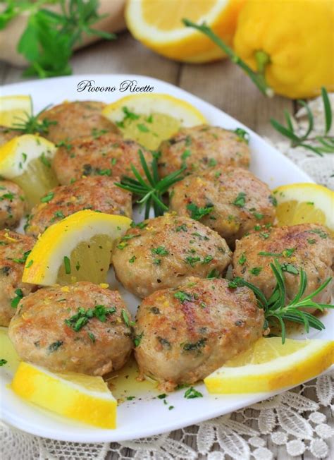 Ingredienti freschi per polpette al limone