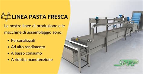 Linea di produzione di pasta fresca