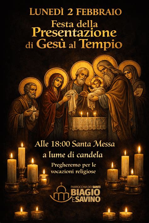 Raffigurazione di San Biagio con candele e un bambino