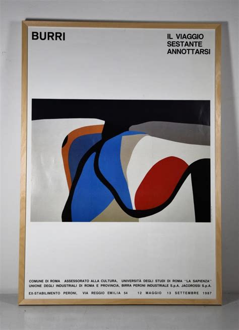 Manifesto astratto di Alberto Burri