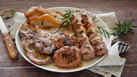 grigliata di carne con sale affumicato