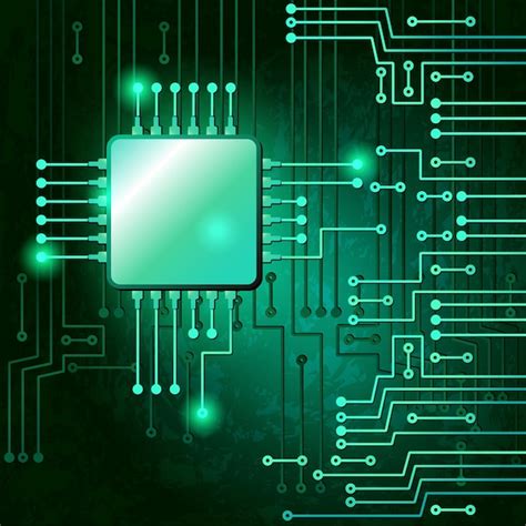 Immagine stilizzata di un circuito elettronico