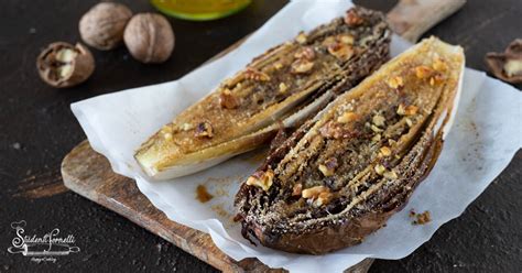 radicchio gratinato al forno con noci