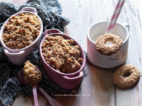 crumble di biscotti