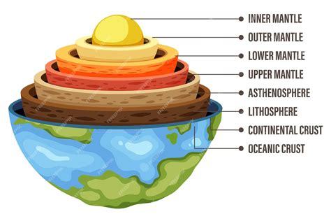 Diagramma che illustra gli strati di un bignè farcito