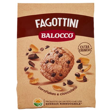 Immagine di una confezione di Fagottini Balocco con un design naturale