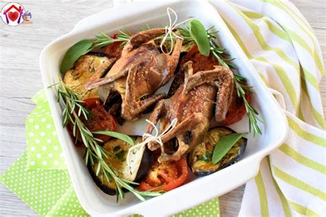Piccione arrosto in teglia con erbe aromatiche