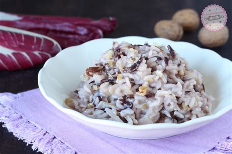 Ingredienti per riso integrale radicchio e besciamella