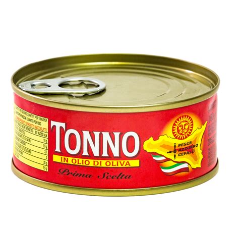 Lattina di tonno sgocciolato
