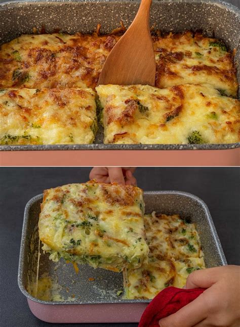 Pirofila con sformato pronto per essere infornato