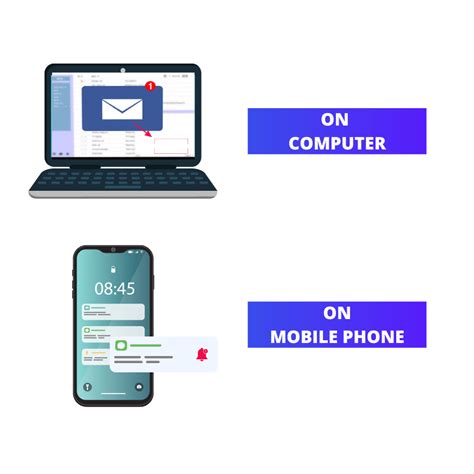Interfaccia di app bancaria con notifica push