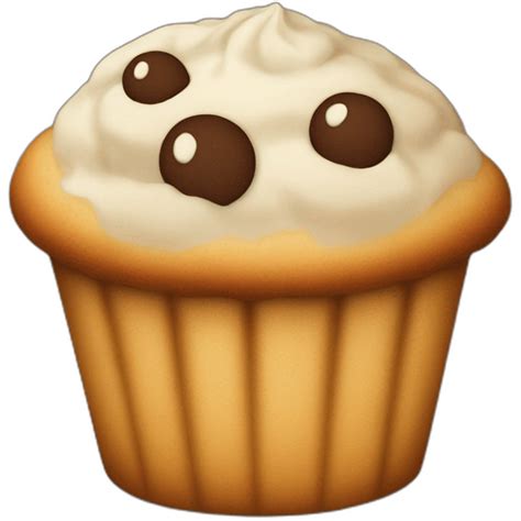 Varietà di muffin decorati con diverse emoji faccine