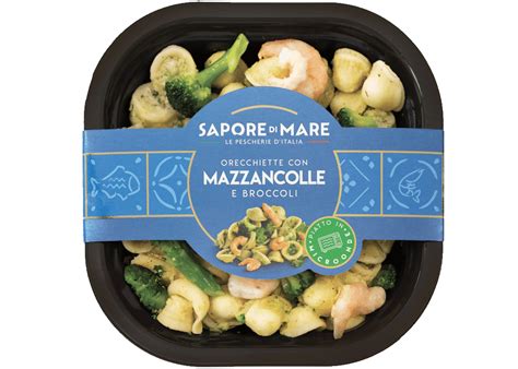 Trofe con broccoli, pinoli e mazzancolle
