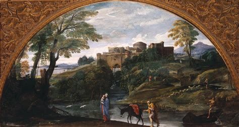 Annibale Carracci, Paesaggio con la fuga in Egitto, circa 1603