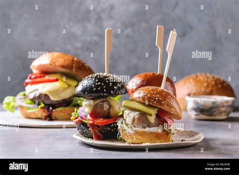Varietà di panini per hamburger