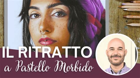 Studio di ritratto con pastello