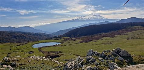Paesaggio dei Monti Nebrodi con boschi e montagne