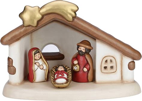 Presepe Thun in un ambiente domestico natalizio