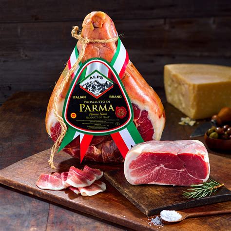 Maiale con marchio per il prosciutto di Parma