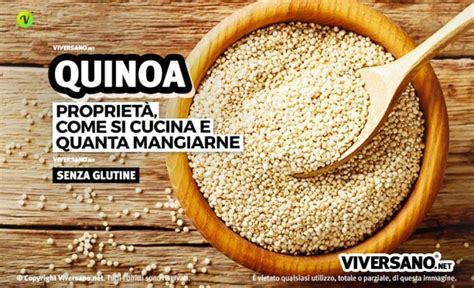 Infografica nutrizionale della Quinoa