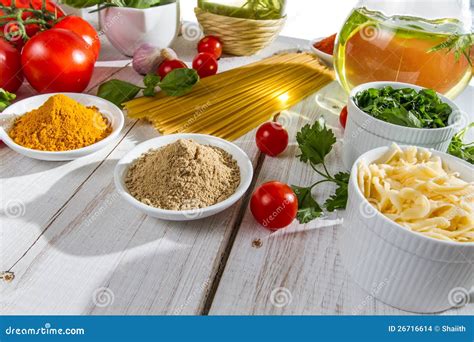 Ingredienti tipici della cucina mediterranea