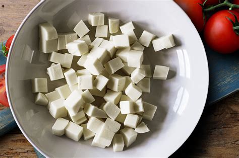 Mozzarella fresca a cubetti