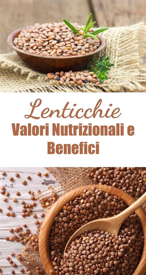 Infografica sui benefici nutrizionali delle lenticchie