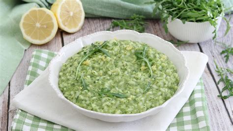 Ingredienti per risotto alla rucola e mascarpone