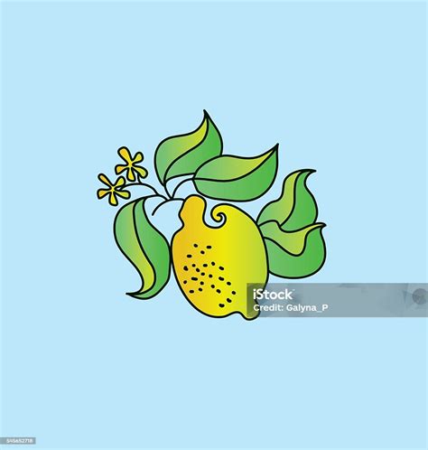 Illustrazione stilizzata di un limone