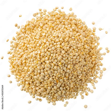 Immagine di chicchi di quinoa cotti e sgranati