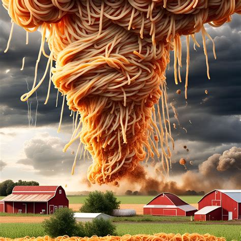 Tornado di spaghetti e polpette