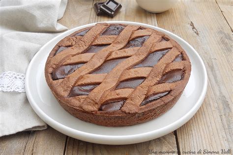 crostata al semolino e cioccolato