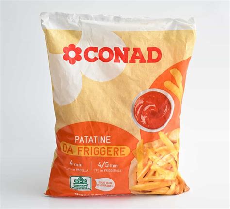 Sacchetti di patatine surgelate